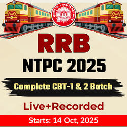 RRB NTPC 2025-26 | Complete CBT-1 & CBT-2  Batch | Live + Recorded | Online Classes By Adda247