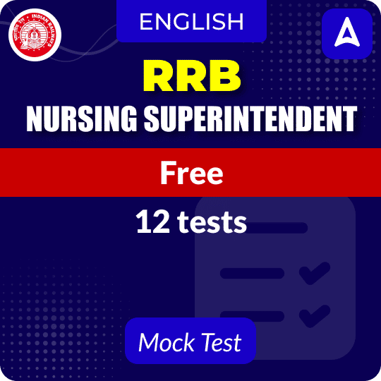 RRB Nursing Superintendent Free tests with PYPS