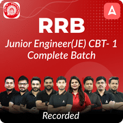 RRB Junior Engineer(JE) CBT- 1 New Batch | Hinglish | Online Live Classes By Adda247
