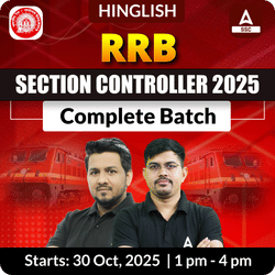 RRB Section Controller 2025 Complete Batch with eBooks and Test Series for 2025-26 | Hinglish | Online Live Classes By Adda247