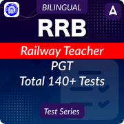 RRB Railway Teacher PGT Mock Test 2025