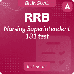 RRB Nursing Superintendent Mock Test Series By Adda247