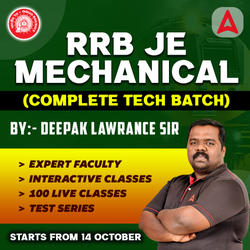 RRB JE Mechanical 2024 Batch | Online Live Classes by Adda 247