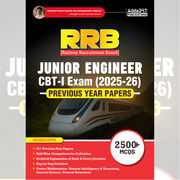 RRB JE CBT 1 Exam PYQ Book | 2500 MCQs ( English Printed Edition) By Adda247