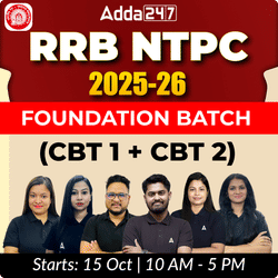 RRB NTPC 2025-26 | Foundation Batch (CBT 1 + CBT 2) | Online Live Classes By Adda247