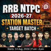RRB NTPC 2026 - 27 - Station Master Target Batch | Hinglish | Online Live Classes By Adda247