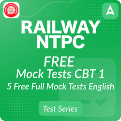 RRB NTPC Free Mock Tests, Complete English Online Test Series 2024