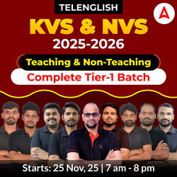 KVS/NVS 2025-26 | Teaching & Non-Teaching | Complete Tier-1 Batch | Online Classes by Adda247