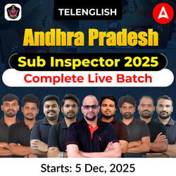Andhra Pradesh Sub-Inspector-2025 | Live + Recorded Batch | Online Classes By Adda247