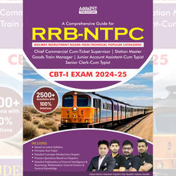 A Comprehensive Guide For RRB NTPC CBT 1 Exam 2024-25 (English Printed Edition) by Adda247