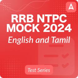 RRB NTPC Online Test Series 2024 by Adda247 Tamil