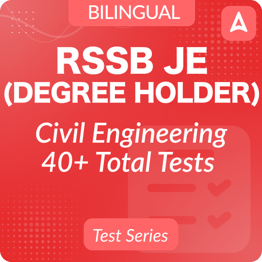 RSSB JE(Degree Holder) Civil Engineering 2024 Mock Tests