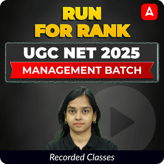 RUN FOR RANK I UGC NET 2025 MANAGEMENT BATCH | RECORDED CLASSES BY ADDA 247
