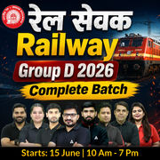 Railway Group D 2026 - Rail Sevak Complete Batch with Test Series and eBooks  | Hinglish | Online Live Classes By Adda247