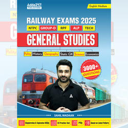 Railway Exams 2025 General Studies | 3000+ Questions (English Printed Edition) By Adda247