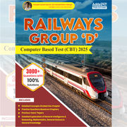 A Comprehensive Guide of Railway Group-D  with 3000+ Questions (English Printed Edition) By Adda247