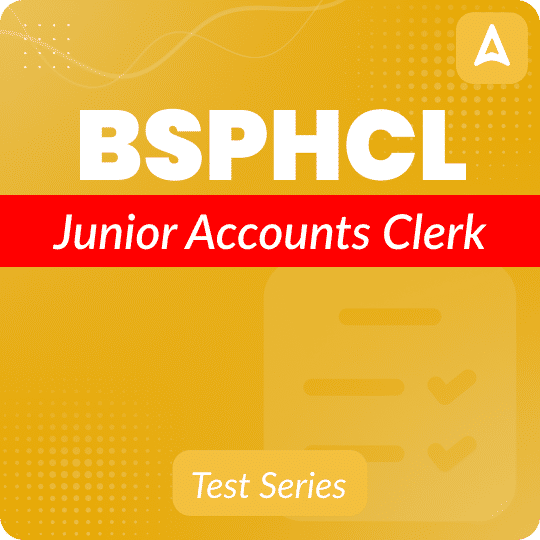 BSPHCL Junior Account Clerk Mock Test 2024 - 25