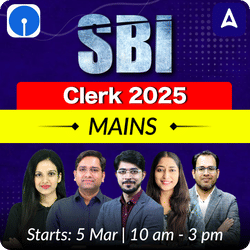 SBI Clerk 2025 | Mains | Online Live Classes by Adda 247