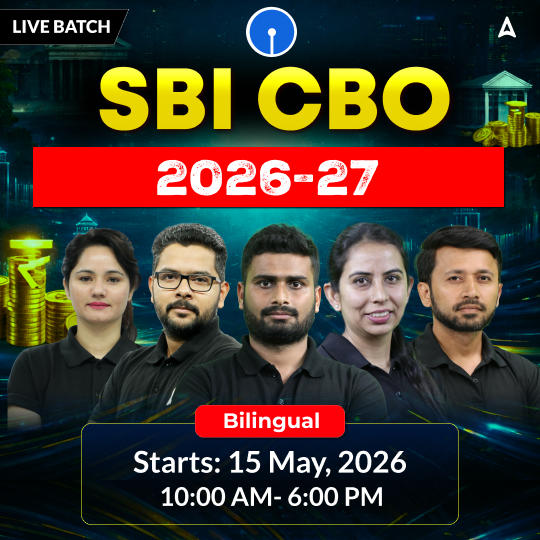 SBI CBO 2026-27 | Live Batch | Online Live Classes by Adda 247