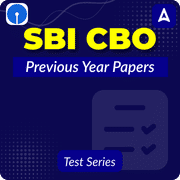 SBI CBO PYP Mock Tests