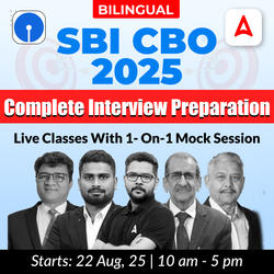 SBI CBO 2025 | Complete Interview Preparation | Live Classes With 1-on-1 Mock Session By Adda 247