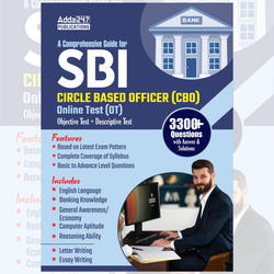 Comprehensive Guide For SBI Circle Based Officer (CBO) 2025|3300+ Questions with Answer & Solutions (English Printed Edition) By Adda247