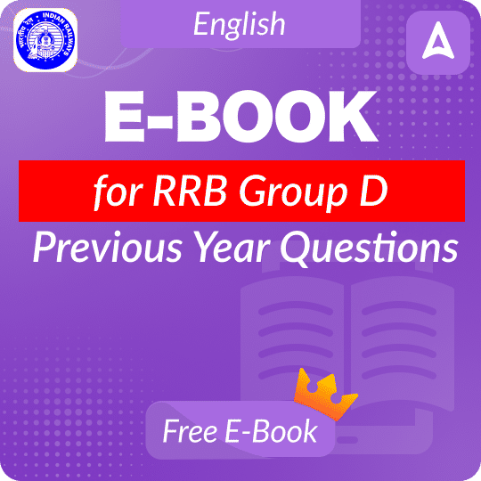 E-Book for RRB Group D Previous Year Questions (English)
