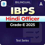 IBPS Hindi Officer (Grade-E) 2025 Mock Test Series