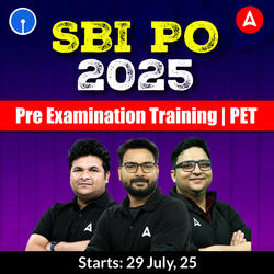 SBI PO 2025 | Pre Examination Training | PET | Online Live Classes by Adda 247