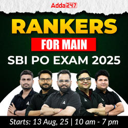 RANKERS for Main | SBI PO Exam 2025 | Online Live Classes by Adda 247