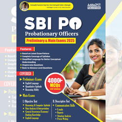 SBI PO 2025 comprehensive Book For Preliminary and Mains I 4000+ MCQs ( English Printed Edition)By Adda247