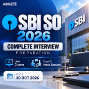 SBI SO 2026 | Complete Interview Preparation | Live Classes With 1-on-1 Mock Session | Online Live Classes by Adda 247
