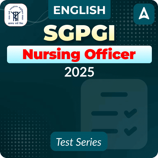 SGPGI Nursing Officer Mock Test 2025