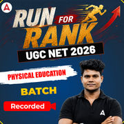 RUN FOR RANK I UGC NET 2026 PHYSICAL EDUCATION BATCH | RECORDED CLASSES BY ADDA 247