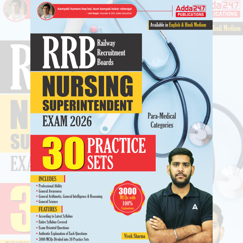 RRB Para-Medical Nursing Superintendent 2026 | 30 Practice Sets | English + Hindi Medium