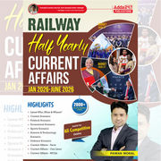 Railway Half Yearly Current Affairs (January–June 2026) | 2000+ One-Liner & MCQs by Pawan Moral Sir (English Printed Edition) By Adda247