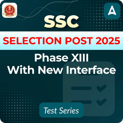 SSC Selection Post Phase XIII 2025 Mock Test