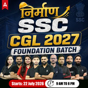 SSC CGL 2026-27 Nirmaan Foundation Batch with Test Series and Ebook | Hinglish | Online Live Classes By Adda247
