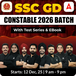 SSC GD Constable 2026 Batch with Test Series & EBook | Bilingual | Online Live Classes By Adda247