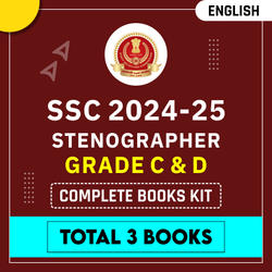 SSC Stenographer Grade C & D 2024-25 Complete Books Kit(English Printed Edition) by Adda247