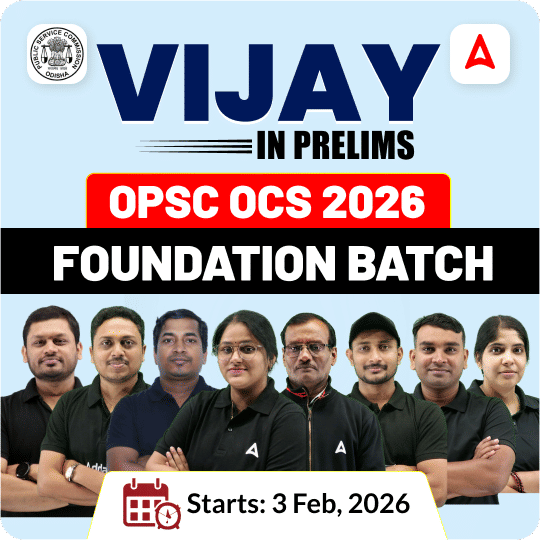 OPSC OCS 2026 Prelims Foundation Batch | Odia | Online Live Classes by Adda 247