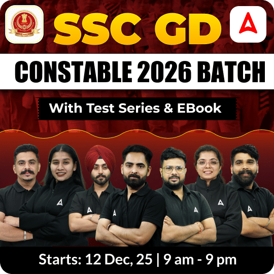 SSC GD Constable 2026 Batch with Test Series & EBook | Bilingual | Online Live Classes By Adda247