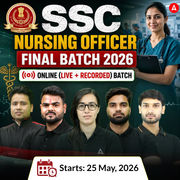 SSC Nursing Officer Foundation Batch 2026 Online (Live + Recorded) Batch by Adda247