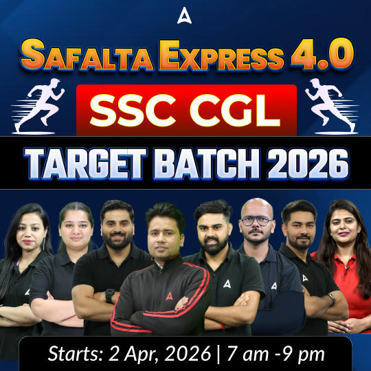 Safalta Express 4.0 SSC CGL Target Batch 2026 with Test Series and Ebook | Hinglish | Online Live Classes By Adda247