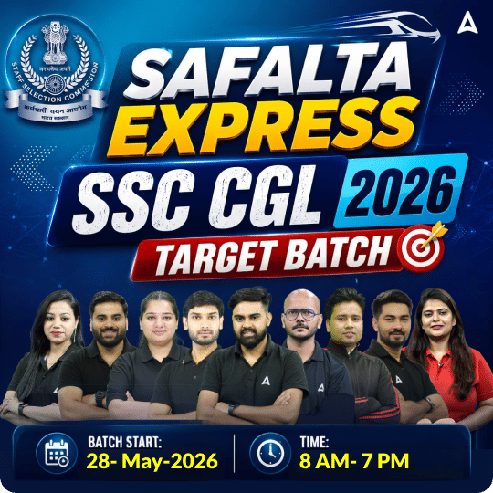 SSC CGL - Safalta Express Target Batch 2026 with Test Series and Ebook | Hinglish | Online Live Classes By Adda247
