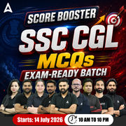 SSC CGL - Score Booster MCQs Exam-Ready Batch | Hinglish | Online Live Classes By Adda247