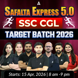 Safalta Express 5.0 SSC CGL Target Batch 2026 with Test Series and Ebook | Hinglish | Online Live Classes By Adda247