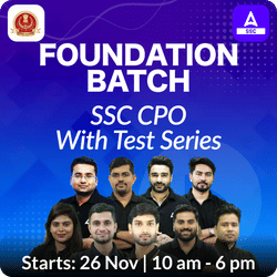 Foundation Batch For SSC CPO 2025 Exams with Test Series | Hinglish | Online Live Classes By Adda247