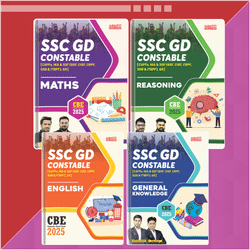 SSC GD Complete Books Kit 2024 (English Printed Edition) by Adda247