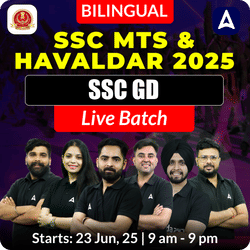 SSC GD, SSC MTS & Havaldar 2025 Live Batch | Bilingual | Online Live Class By Adda247